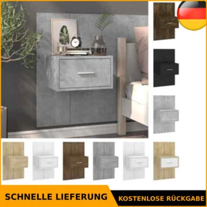 Wand Nachttisch Holzwerkstoff Nachtschrank Nachtkommode mehrere Auswahl vidaXL - Bild 1 von 49