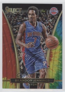 2015-16 Panini Select Courtside Tie-Dye Prizm /25 Brandon Jennings #257
