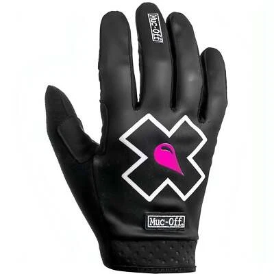 Muc-Off MTB Full Finger Cycling Gloves Black Bike Ride Breathable Comfort Cycle - Image 1 of 3