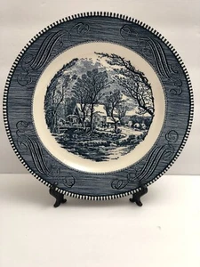 Currier and Ives “The Old Grist Mill” Underglaze Print by Royal 10" NEW - Picture 1 of 7