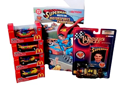 Racing Champions Bill Elliot 50th Anniversary # 94+ Jeff Gordon #24 Superman Lot - Image 1 of 4