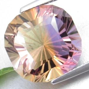 10.64Cts Beauteous Natural Bolivian Ametrine 14mm Cushion Magic Cut Loose Gem - Picture 1 of 7