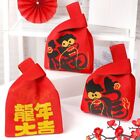 Large Capacity Knot Wrist Bag Weave Dragon Tote Bag New Year Knitted Bag  Girl