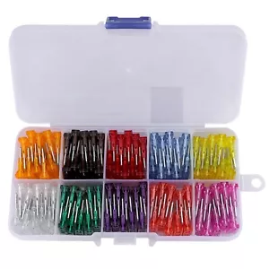 100 piezas caja de fusibles de hoja estándar 5A 7.5A 10A 15A 20A 25A 30A 35A 40A motocicleta automática - Imagen 1 de 5
