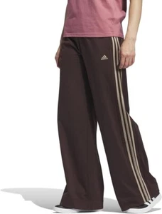 adidas Women's Colorblock Tricot Wide Leg Pants 2 Front Slip Pockets sz L LARGE - Picture 1 of 4