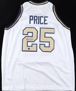Mark Price Autograph Georgia Tech Custom Jersey Beckett Signed Yellow Jackets - Picture 1 of 3