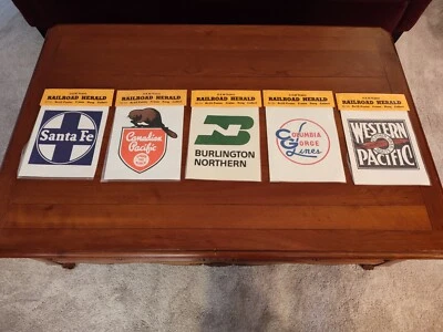 D.E.M Railroad Herald 8x10 in. posters - Set of 5 - Image 1 of 4