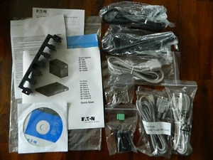 Eaton 5P UPS Power + Serial + USB Cables Users Guide CD Rom Brackets and More - Picture 1 of 9
