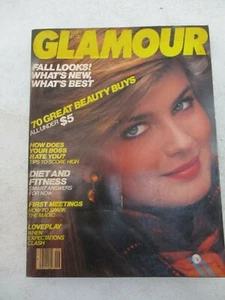 GLAMOUR MAGAZINE SEPTEMBER 1982 PAULINA PORIZKOVA LABEL VINTAGE WOMENS FASHION - Picture 1 of 2