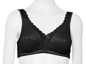 Carnival Lined Soft Cup Bra Size 38DDD Color Black Wirefree [ - Picture 1 of 9