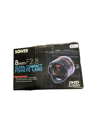 Bower Ultra-Wide 8mm f/2.8 Fisheye Lens for Sony - Image 1 of 2