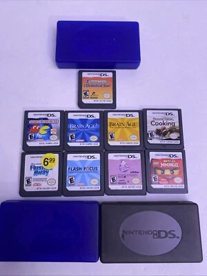 Lot Of 9 Nintendo DS Cartridges Tested And Working - Image 1 of 2