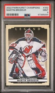 2022-23 Upper Deck Parkhurst Champs-SP Legends #332 Martin Brodeur PSA 9 POP 1 - Bild 1 von 2