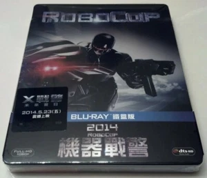 Robocop STEELBOOK (Blu-ray, Taiwan Import) REGION A RARE BLACK SLIP COVER - Picture 1 of 7