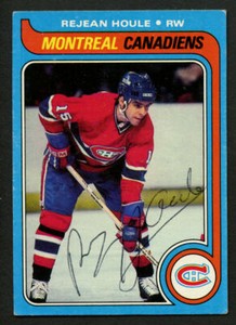 Rejean Houle #34 signed autograph auto 1979-80 Topps Hockey Trading Card