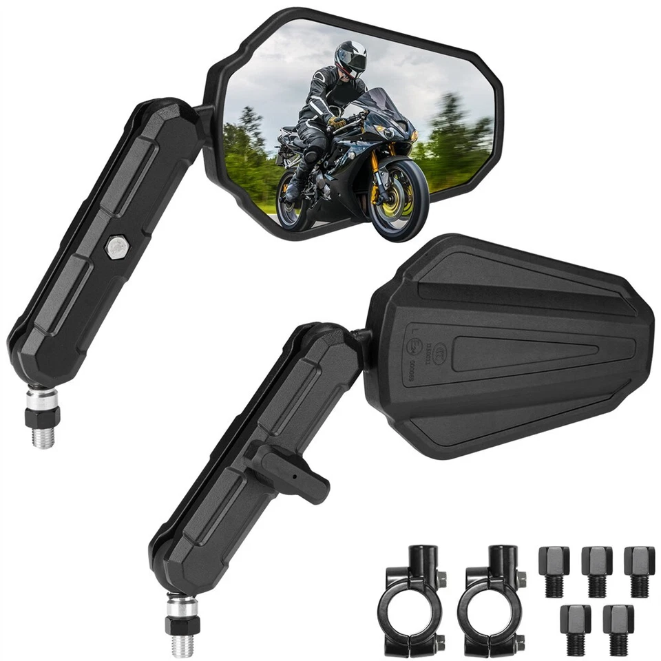 Espejo retrovisor moto 7/8" montaje manillar para Honda CRF230L 300L CRF450L Foto 1 de 4