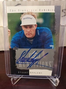 2003 Upper Deck Renditions The Signature Exhibit Stuart Appleby #SA Auto B - Picture 1 of 3