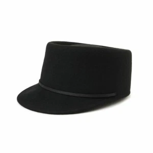 BRIXTON Felt Flat Top Cap with Short Brim - Medium - Picture 1 of 2