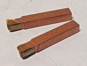 Lote de 2 brocas de herramienta de torno con punta de carburo Toolmex AR6 C5 3/8 cuadradas - Imagen 1 de 3