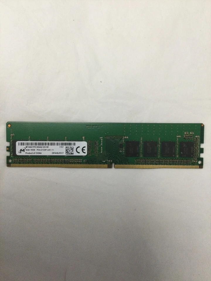 Micron 4GB 1Rx8 PC4-2133P (MTA8ATF51264AZ-2G1B1) - Image 1 of 1