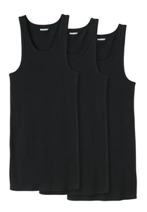 KingSize Men's Big & Tall 3-Pack Ribbed Cotton Tank Undershirt - Picture 1 of 14