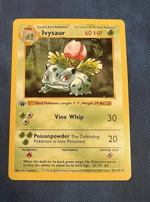 Pokémon TCG Ivysaur 1st Edition - Image 1 of 2