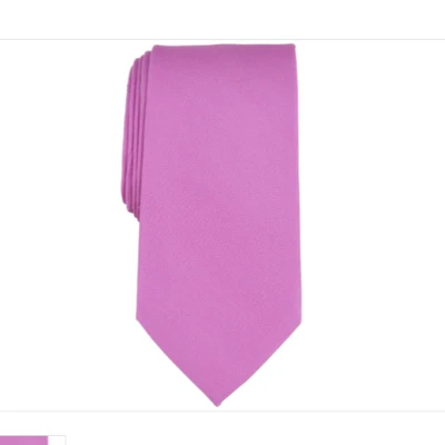 Corbata para hombre Michael Kors zafiro lavanda lisa - OS 2MKC23-1071 NUEVA CON ETIQUETAS Foto 1 de 4