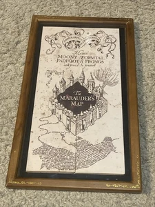 Harry Potter Los Merodeadores Mapa y Noble Colección Vitrina - Imagen 1 de 15