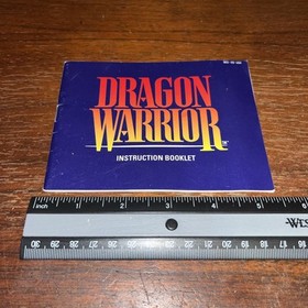 Manual Only For Dragon Warrior NES - No Game - Manual Only - Used Shape