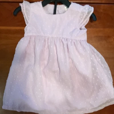 Carter's Baby Girls 2 piece Lavender Dress With Bloomers Set Size 12 Months - Image 1 of 4