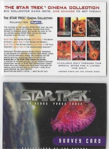 Skybox Star Trek 30 Years Phase 3 Survey & Cinema Collection Insert Cards 1996 - Bild 1 von 1