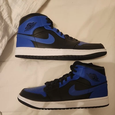 Air Jordan Mid Hyper Royal-White Noir/Blanco/Royal Hyper Foto 1 de 4