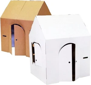 Easy Playhouse Blank Crafty Cottage - Kids Art and Craft for Indoor Fun,... - Picture 1 of 8