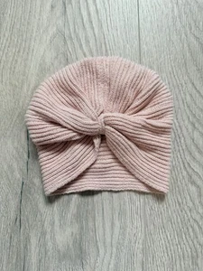 Jojo Maman Bebe Pink Knitted Turban Barely Used Great Condition - Picture 1 of 2