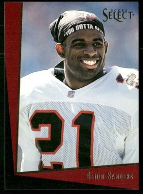 1993 Select Deion Sanders #3 *B* - Image 1 of 2
