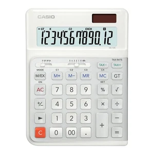 Casio De-12E-We 12 Digit Big Ergonomic Desk Calculator DE-12E-WE-WA-EP - Picture 1 of 3