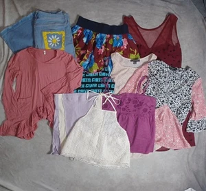 Womens Cute Clothing Bundle Joblot Mix Small Teen Pink Hollister Summer Floral - Picture 1 of 24
