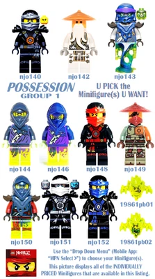 Minifiguras genuinas LEGO U PICK Ninjago Posesión GRUPO 1 **NUEVO** Foto 1 de 4