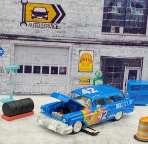 Racing Champions 1:64 Scale Stock Rods Joe Nemecheck '56 Chevy Nomad Bell South  - Picture 1 of 8