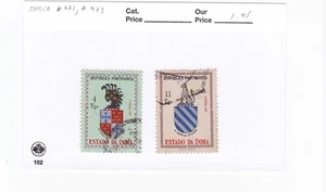 PORTUGIESISCH INDIEN BRIEFMARKEN AF # 471 , AF # 473 - Bild 1 von 1