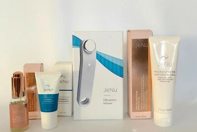 Infusor ultrasónico JeNu + infusión de microsfera + gel conductor + suero hialurónico Foto 1 de 4