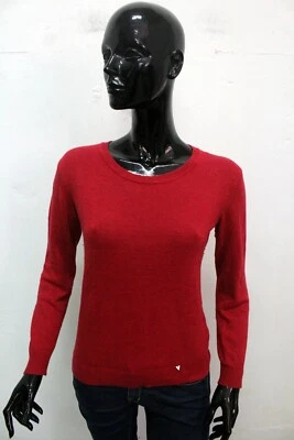 Suéter Guess Mujer Talla S Rojo Algodón Logo Foto 1 de 4