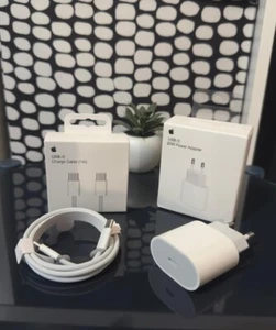 USB-C Fast Charger 20W + Cable Type - C 1M for iPhone 15/16/ iPad - Afbeelding 1 van 2
