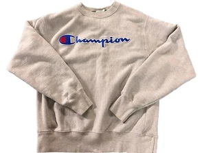 Champion Men’s Gray Sweatshirt Reverse Weave Heavy Blend Crewneck Men’s Medium - Bild 1 von 8
