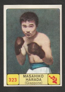 RARE BOX STICKERS PANINI SPORTS CHAMPIONS 1968-69 N.323 MASAHIKO HARADA