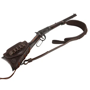 Anzug Leder Gewehr Gewehrschaft + Gewehrschlinge Riemen für .30-30 12GA.45-70 .22 - Bild 1 von 46