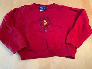 VINTAGE JERRY LEIGH WINNIE POOH HUNDRED ACRE WOOD EMBROIDERED SWEATSHIRT 4/5 - Picture 1 of 4