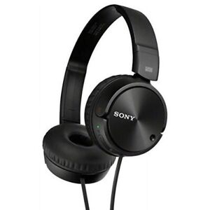 Brand New Sony MDR-ZX110NC Noise Cancelling Headphones MDRZX110NC, Black