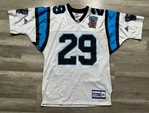 Vtg 1995 Carolina Panthers #29 Inaugural Season Game Jersey APEX Pro Line Medium - Picture 1 of 22