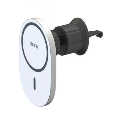 SUPPORTO CELLULARE AUTO RICARICA WIRELESS VELOCE SENZA FILI CARICABATTERIE 15W - Immagine 1 di 2